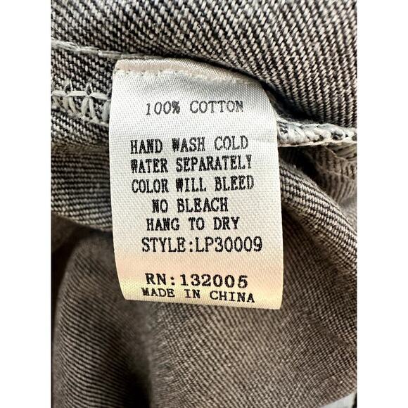 Pastel - 1951 Embellished Denim Vest (Dark Grey) - M - Picture 4 of 4